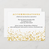 Gouden bruiloft informatiekaartje (Voorkant / Achterkant)