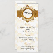 Gouden bruiloft menu (Voorkant / Achterkant)