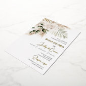 Gouden bruiloft uitnodiging (Gedraaid)