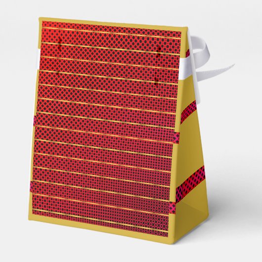 Gouden bruiloft viering bedankdoosjes (Achterkant)