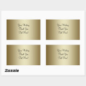 Gouden Bruiloft Wijn Label Sticker (Vel)