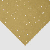 Gouden Bruin Sterpatroon Tissuepapier (Detail)