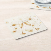 Gouden Bubbles Onderzetters (Schuin)