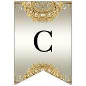 Gouden Bunting Flag Vlaggetjes (Eerste vlag)