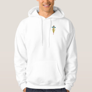 GOUDEN CADUCEUS VETERINAIR SYMBOOL HOODIE