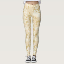 Gouden camouflage Glitter Leggings