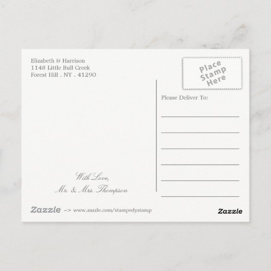 Gouden Champagne Bubbles Engagement Party Dank u Briefkaart (Achterkant)