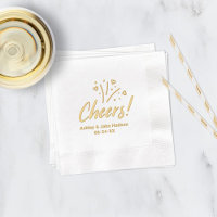 Gouden Cheers Hearts and Stars Bruiloft
