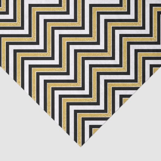 Gouden Chevron  Tissuepapier (Detail)