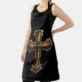 Gouden Christus's Kruis 2 Schort (Insitu)