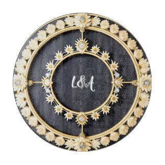  Gouden Cirkelvormig Decoratief Lijst Snijplank