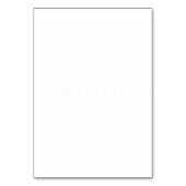 Gouden  Classic Script opvouwbare plaats kaart (Achterkant)