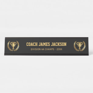 Gouden Coach Bureau Naambordje
