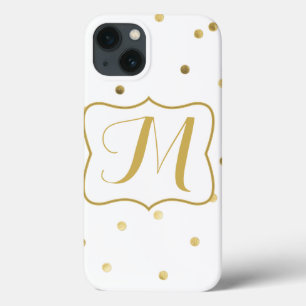 Gouden Confetti Monogram IPAD AIR Case
