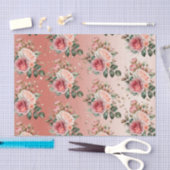 Gouden Confetti Rozen Bloemen Tissuepapier (Craft)