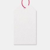 Gouden Confetti Script bruiloft dank u Cadeaulabel (Achterkant)