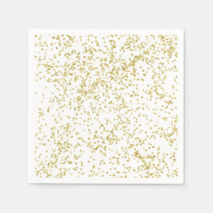 gouden Confetti Stippen Servetten