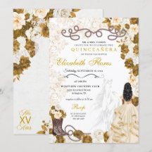 Gouden Cowgirl Charro Western Quinceañera