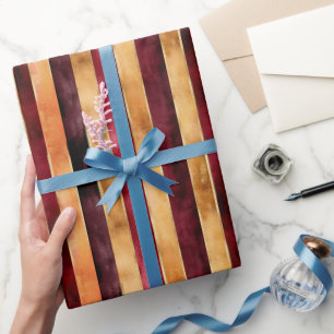 Gouden Crème Bloem Verjaardag Cadeaupapier