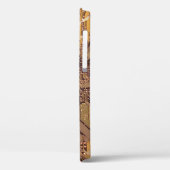 Gouden cyberprintplaat Tech Kunst Elektronica Case-Mate iPhone Case (Achterkant / Links)