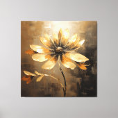 Gouden Daisy Canvas Afdruk (Voorkant)