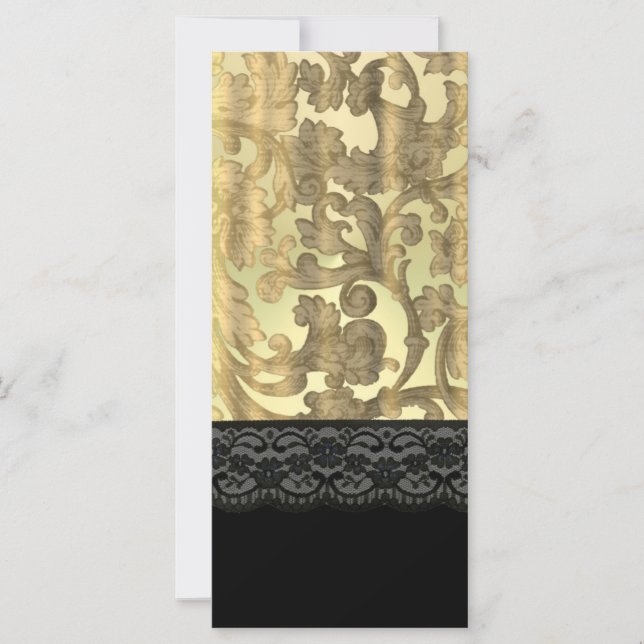 Gouden damast & kant (Voorkant)