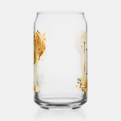 Gouden Decoratief Monogram P Blikvorm Glas (Rechts)