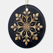 Gouden Decoratieve Bloem Ornament (Links)