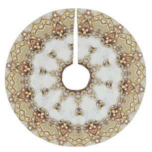 Gouden Decoratieve Boomrok Kerstboom Rok