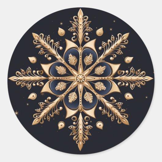 Gouden decoratieve Sticker (Voorkant)