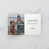 Gouden dennenbomen vrolijk kerstfeest donkergroene kaart (Binnen)