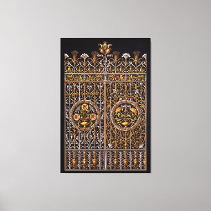 Gouden Deuropening Uitgerekte Canvas Print