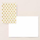 Gouden diamanten Aanleidingkaart blanco kaart (Display)