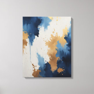 Gouden Diepten Premium Ingepakt Canvas Afdruk