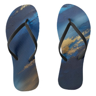 Gouden diepten teenslippers