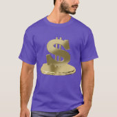 Gouden dollar t-shirt (Voorkant)