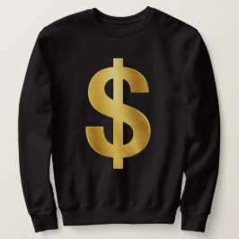 Gouden dollarsymbool – Luxe geld minimalistisch Trui