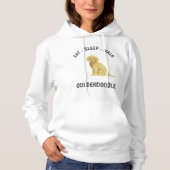 gouden doodle hoodie (Voorkant)