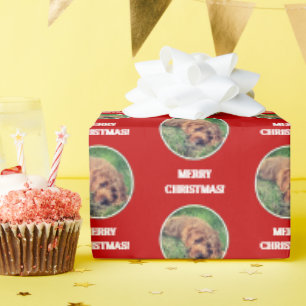Gouden Doodle Inpakpapier Rood