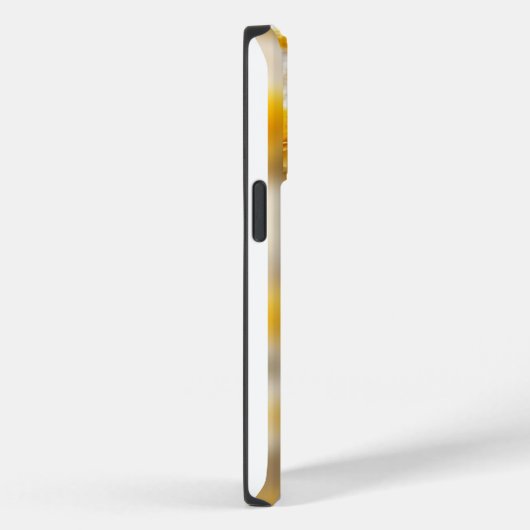 Gouden doos en gele bloem iPhone / iPad case (Achterkant / Rechts)