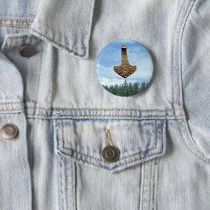 Gouden Dor's Hammer-boomknop Ronde Button 5,7 Cm