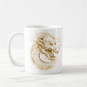 Gouden Draak Chinese Draak Koffiemok (Links)