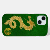 Gouden Dragon Chinees welvaartssymbool Case-Mate iPhone Case (Achterkant (horizontaal))