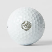 Gouden Draken Golfballen (Voorkant)