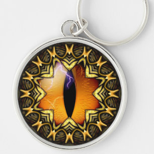Gouden Drakenoog Sleutelhanger
