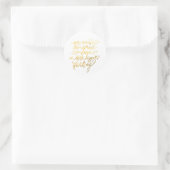 Gouden "Dream Bigger" Stickers (Tas)