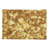 Gouden driehoek: Abstracte achtergrondtextuur. Kussensloop (Achterkant)