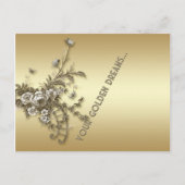 Gouden Dromen Briefkaart (Voorkant)
