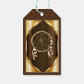 Gouden droomvanger banner cadeautag cadeaulabel (Achterkant)