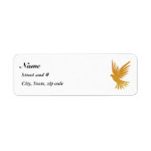 Gouden Duif Etiket (Voorkant)
